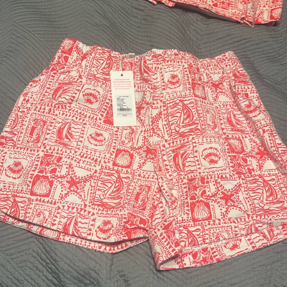 Lilly Pulitzer knit shorts size small